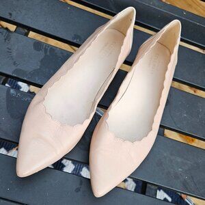 Cole Haan grand OS signature ballet flats size 8AA pinkish leather balletcore